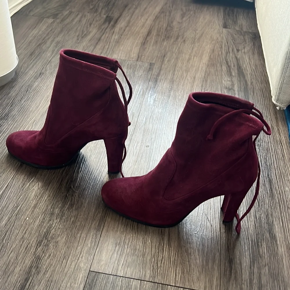Stuart Weitzman Suede Booties - Picture 12 of 13
